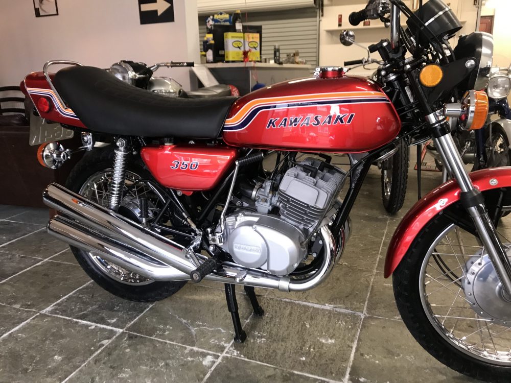 Kawasaki S2 350 KH 1971 Completely restored unbelievable condition!! Now Sold - Image 13