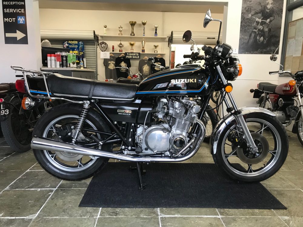 Suzuki 1978 GS 750  fully restored and rides great !!NOW SOLD!!