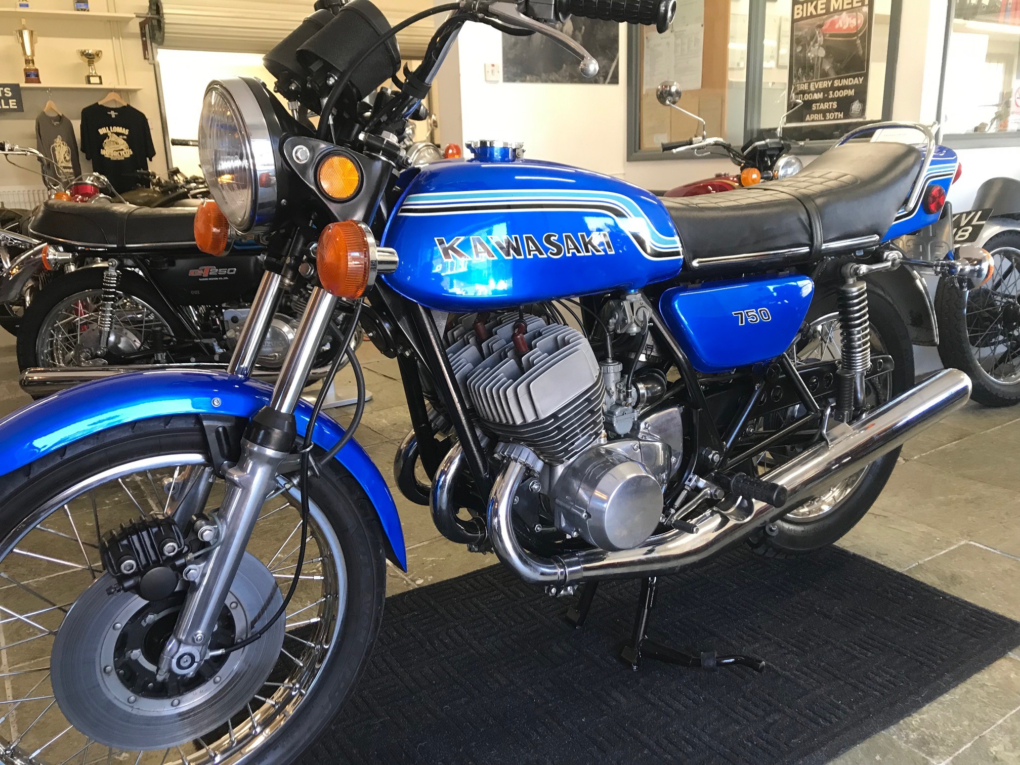Kawasaki 750 on sale triple for sale