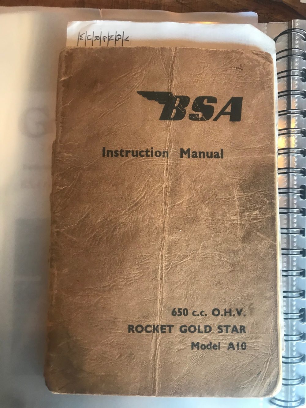 BSA Rocket Gold Star One family owned from new NOW SOLD - Image 30