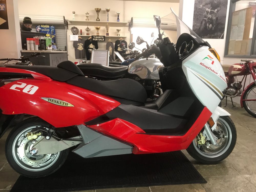 Hesketh electric Scooter Ridden by F1 Adrian Sutil !NOW SOLD!