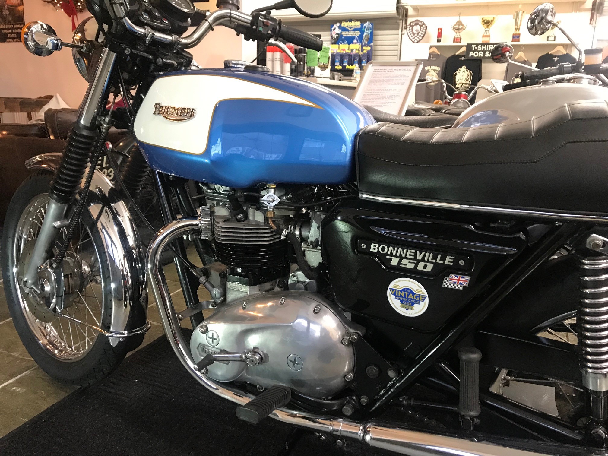 Triumph Bonneville T140 ES electric start NOW SOLD Bill Lomas