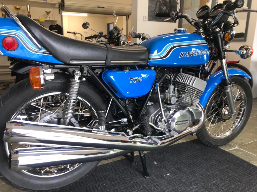 Kawasaki H2 750 Triple 1972 FULLY RESTORED!!!!! NOW SOLD - Image 3