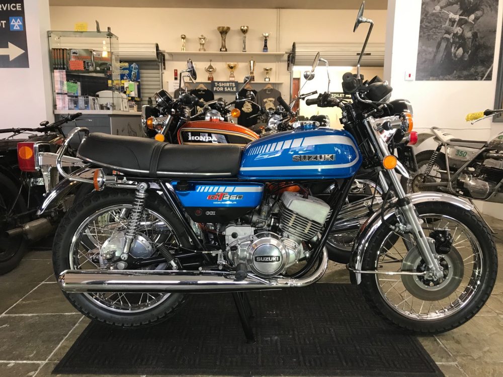 Suzuki GT 250C Near Concourse Condition!