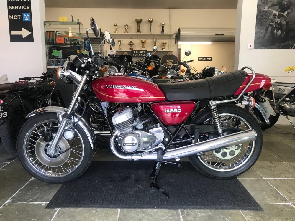 Kawasaki KH250 UK Bike Original Bill of Sale - Image 2