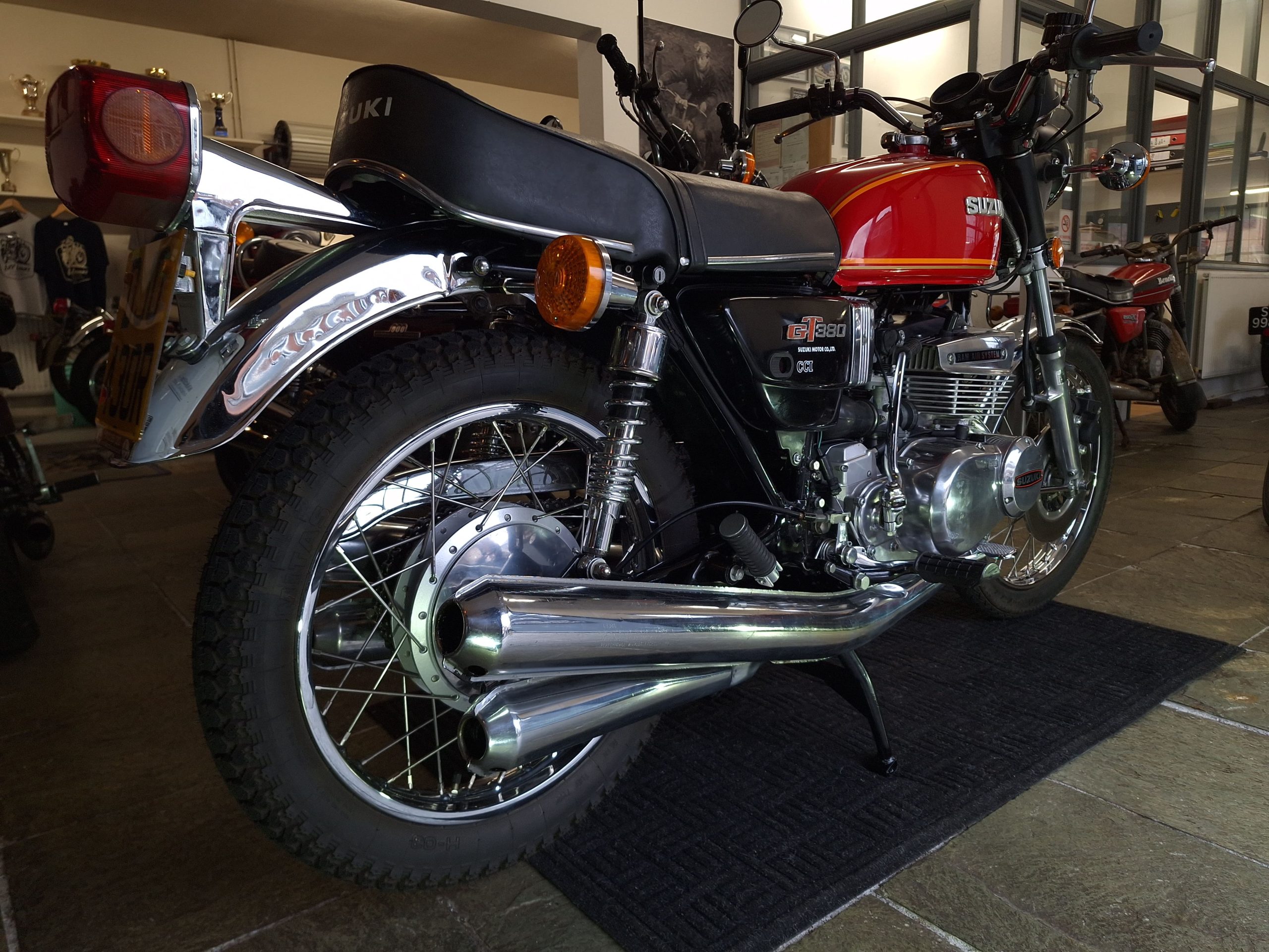 Suzuki GT380, Completely Restored, Still needs running in