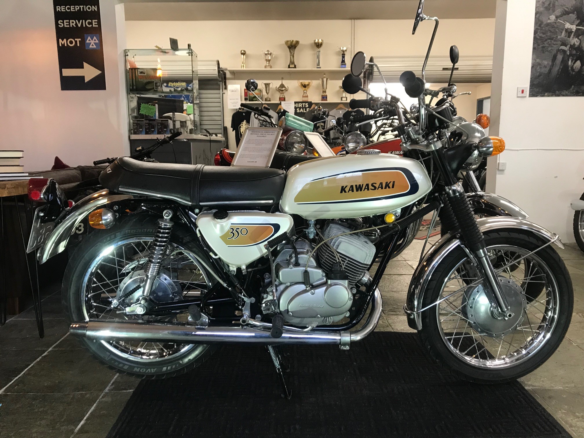 Kawasaki 350 Avenger A7 Yamaha RD 350 competitor NOW SOLD